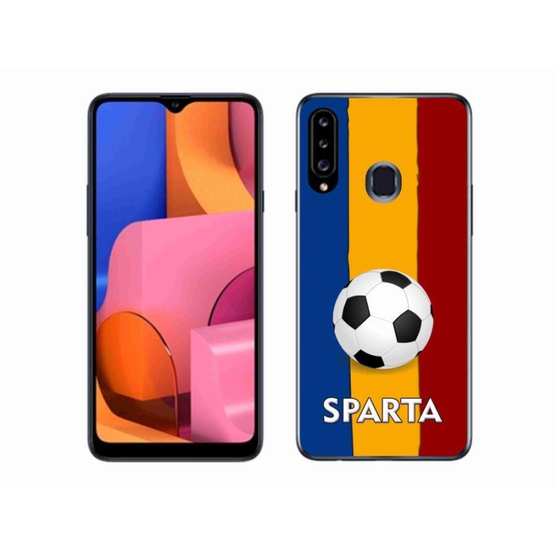 Gélový kryt mmCase na mobil Samsung Galaxy A20s - futbal 1