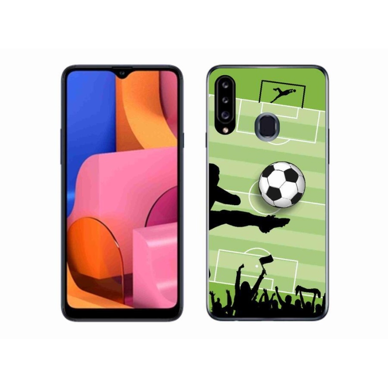 Gélový kryt mmCase na mobil Samsung Galaxy A20s - futbal 3