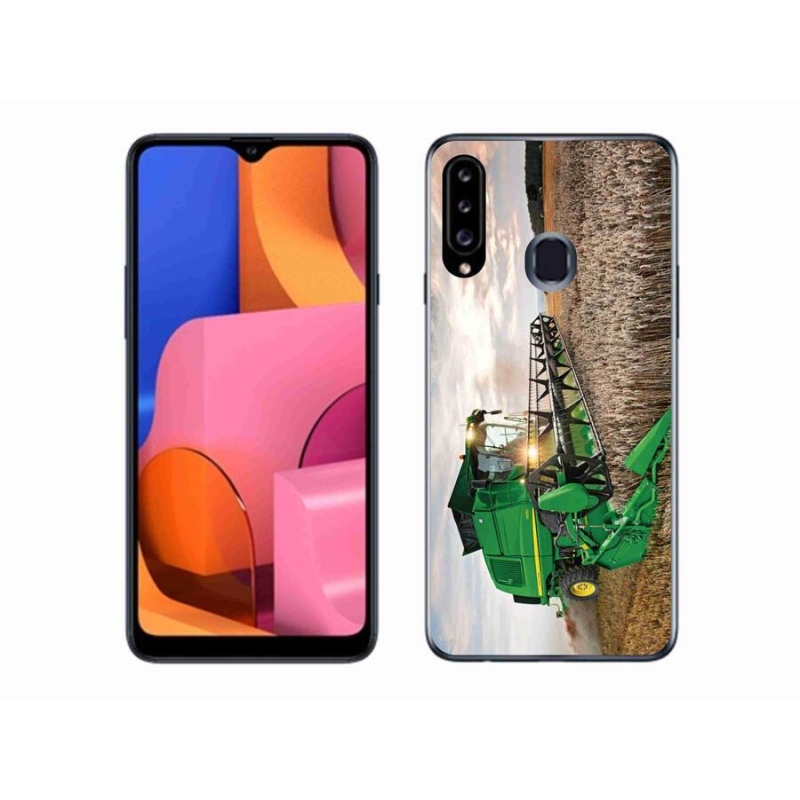 Gélový kryt mmCase na mobil Samsung Galaxy A20s - kombajn