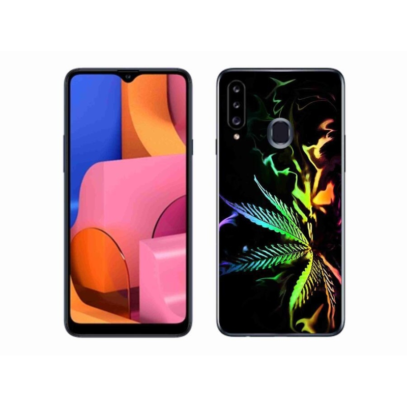 Gélový kryt mmCase na mobil Samsung Galaxy A20s - konope 2