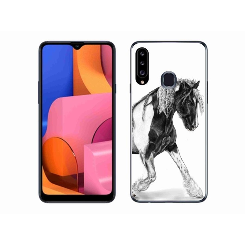 Gélový kryt mmCase na mobil Samsung Galaxy A20s - kôň