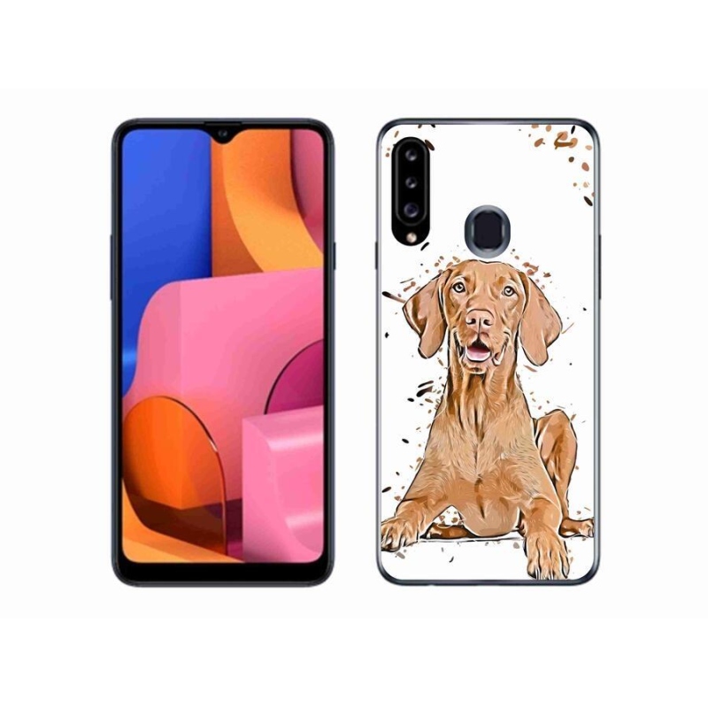 Gélový kryt mmCase na mobil Samsung Galaxy A20s - maďar