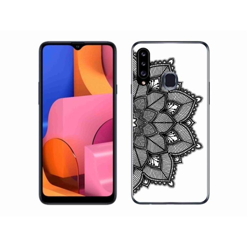 Gélový kryt mmCase na mobil Samsung Galaxy A20S - mandala