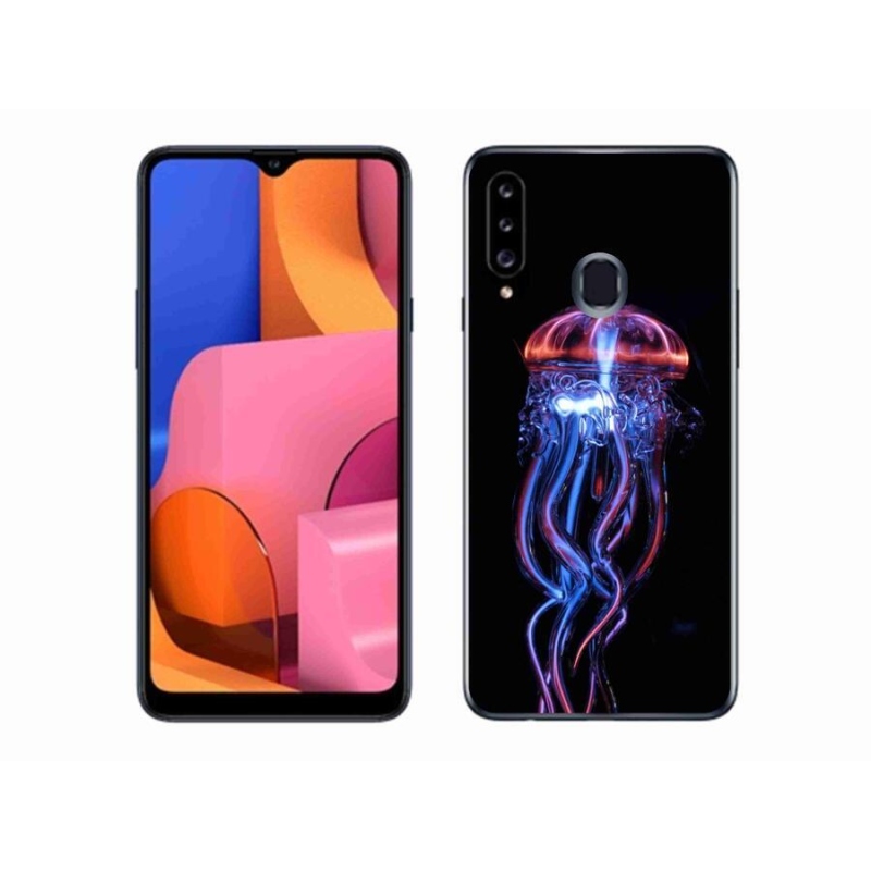 Gélový kryt mmCase na mobil Samsung Galaxy A20s - medúza