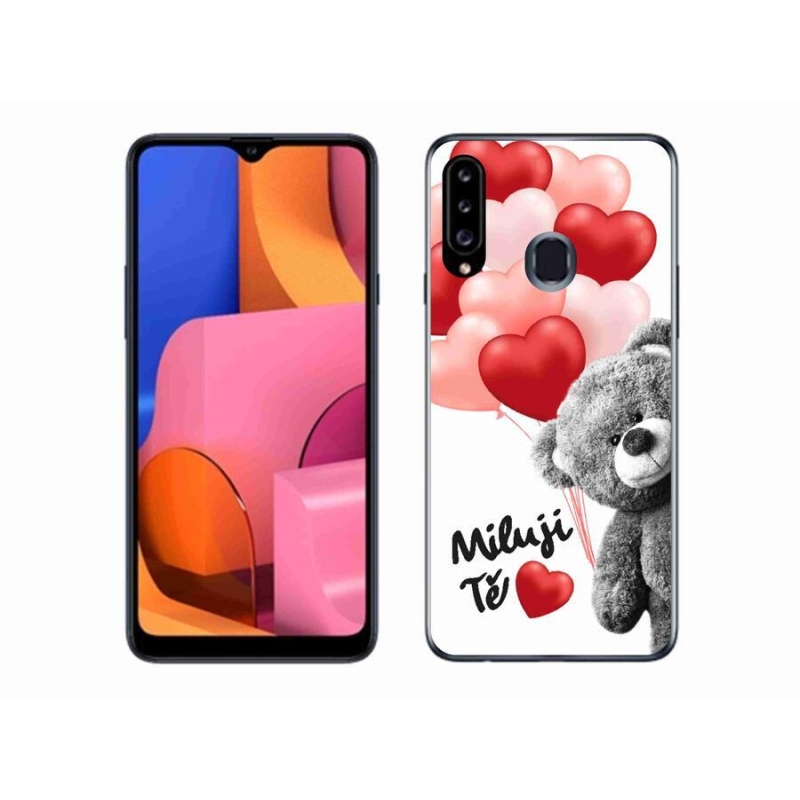 Gélový kryt mmCase na mobil Samsung Galaxy A20s - milujem Ťa