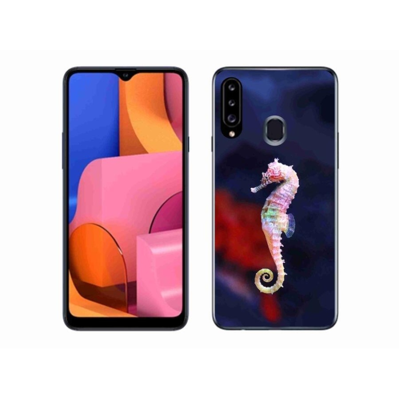 Gélový kryt mmCase na mobil Samsung Galaxy A20s - morský koník