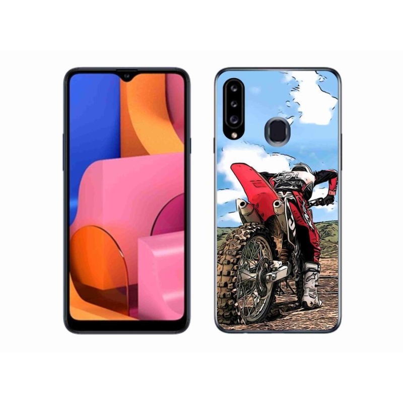 Gélový kryt mmCase na mobil Samsung Galaxy A20s - moto