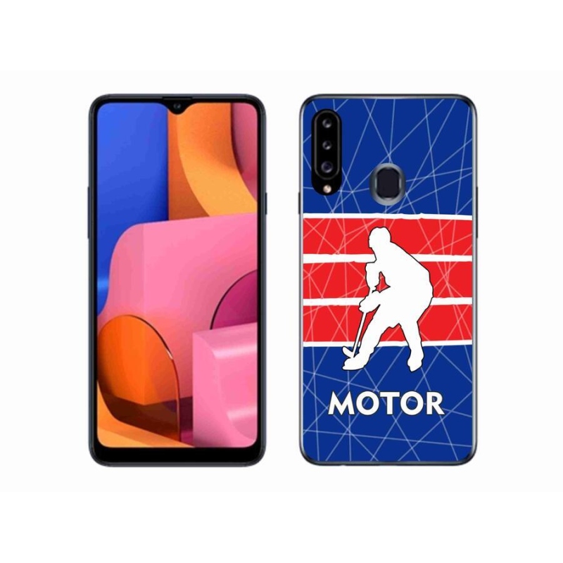 Gélový kryt mmCase na mobil Samsung Galaxy A20s - Motor