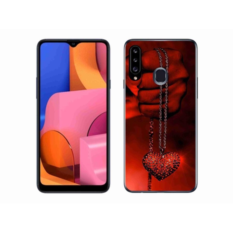 Gélový kryt mmCase na mobil Samsung Galaxy A20s - náhrdelník