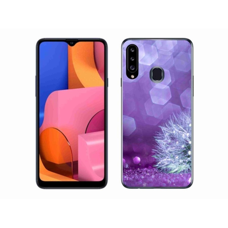 Gélový kryt mmCase na mobil Samsung Galaxy A20s - odkvitnuté púpava 2