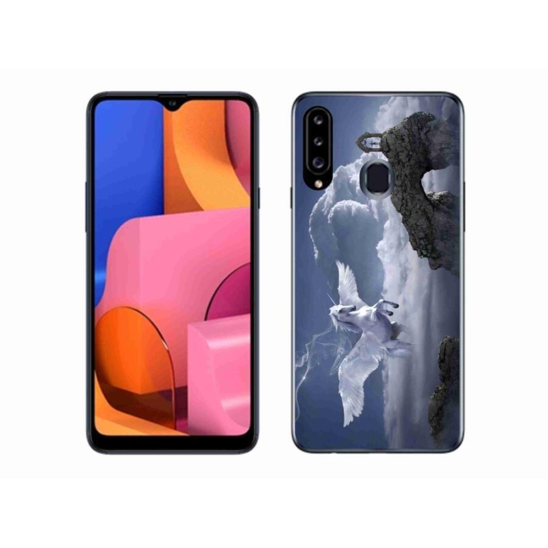 Gélový kryt mmCase na mobil Samsung Galaxy A20S - pegas