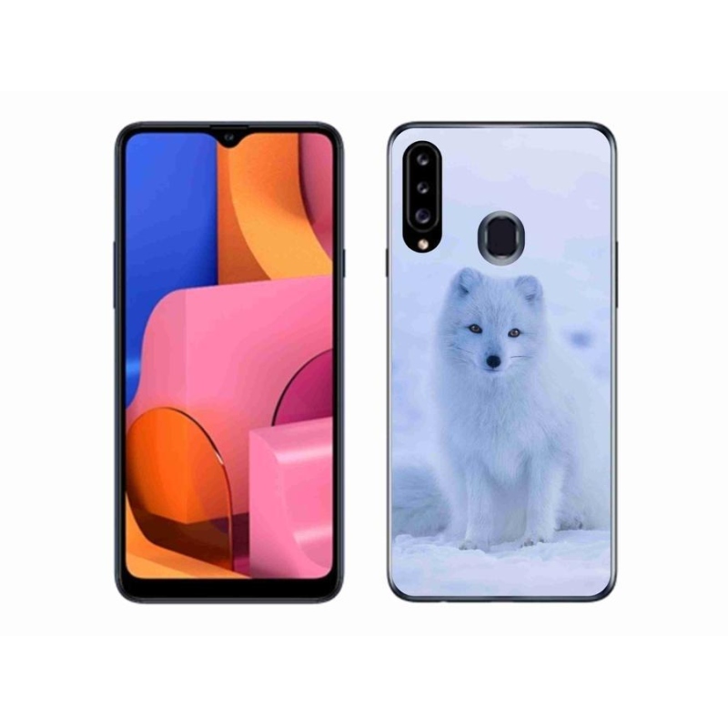 Gélový kryt mmCase na mobil Samsung Galaxy A20s - polárna líška