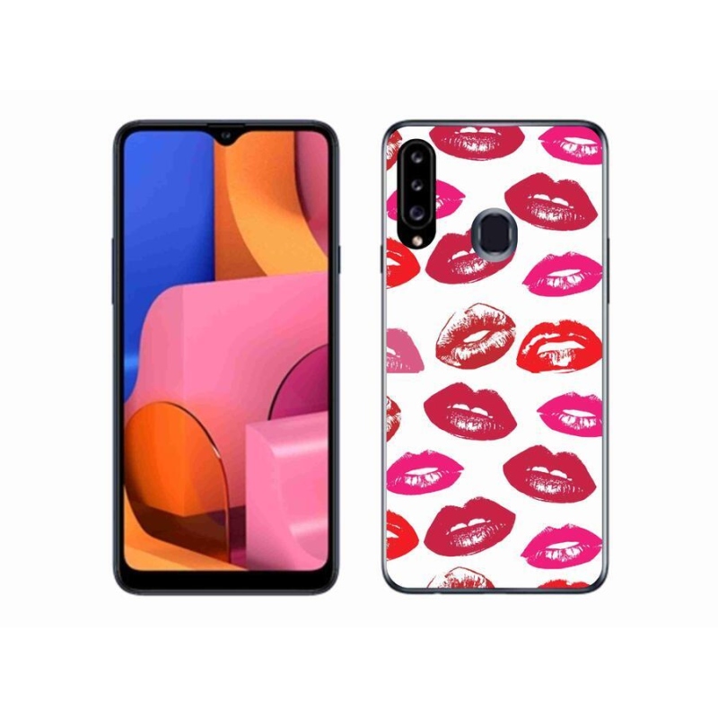 Gélový kryt mmCase na mobil Samsung Galaxy A20S - pery