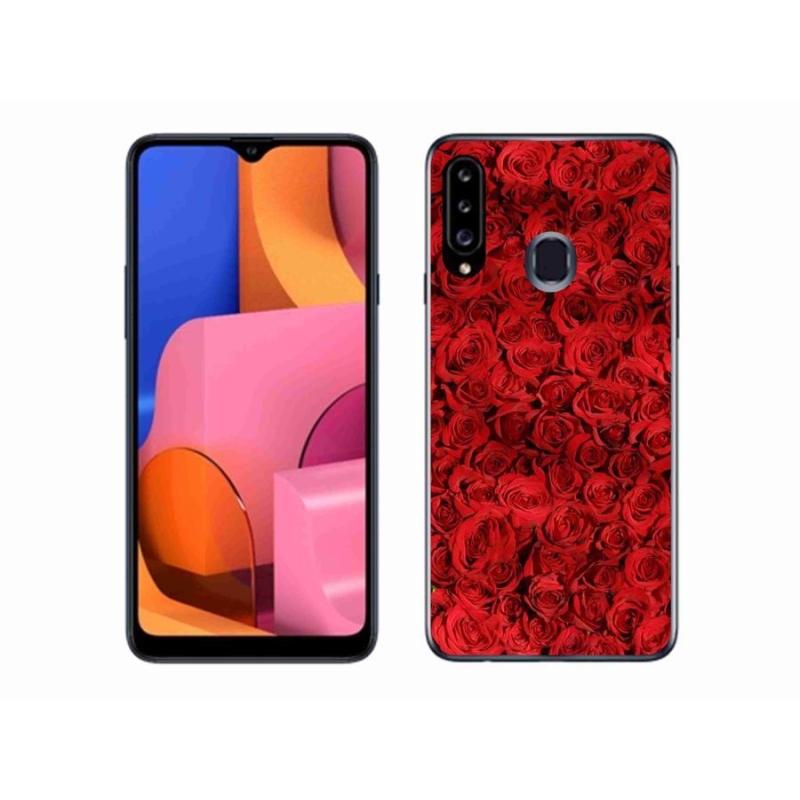 Gélový kryt mmCase na mobil Samsung Galaxy A20s - ruža