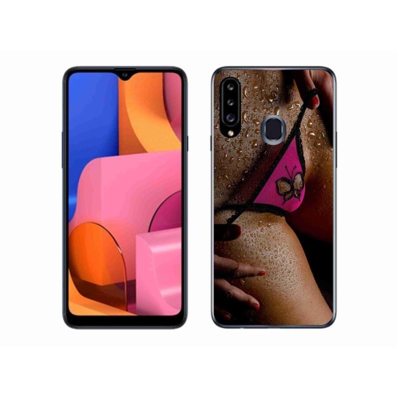 Gélový kryt mmCase na mobil Samsung Galaxy A20s - sexy žena