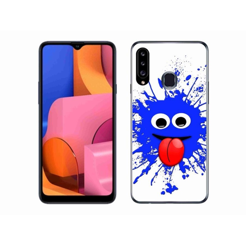 Gélový kryt mmCase na mobil Samsung Galaxy A20S - strašidlo