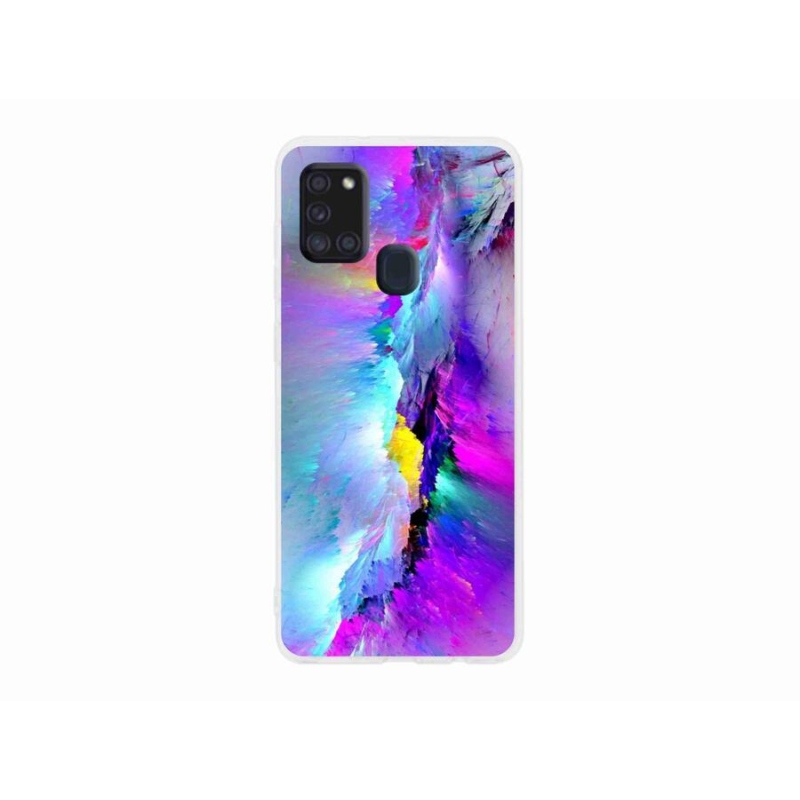 Gélový kryt mmCase na mobil Samsung Galaxy A21s - abstrakt