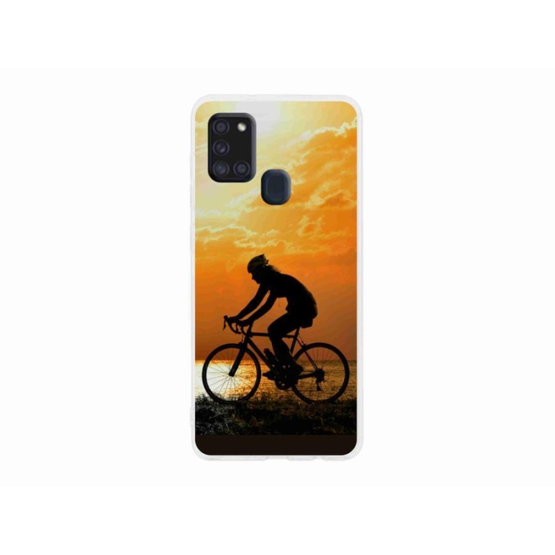 Gélový kryt mmCase na mobil Samsung Galaxy A21s - cyklovýlety