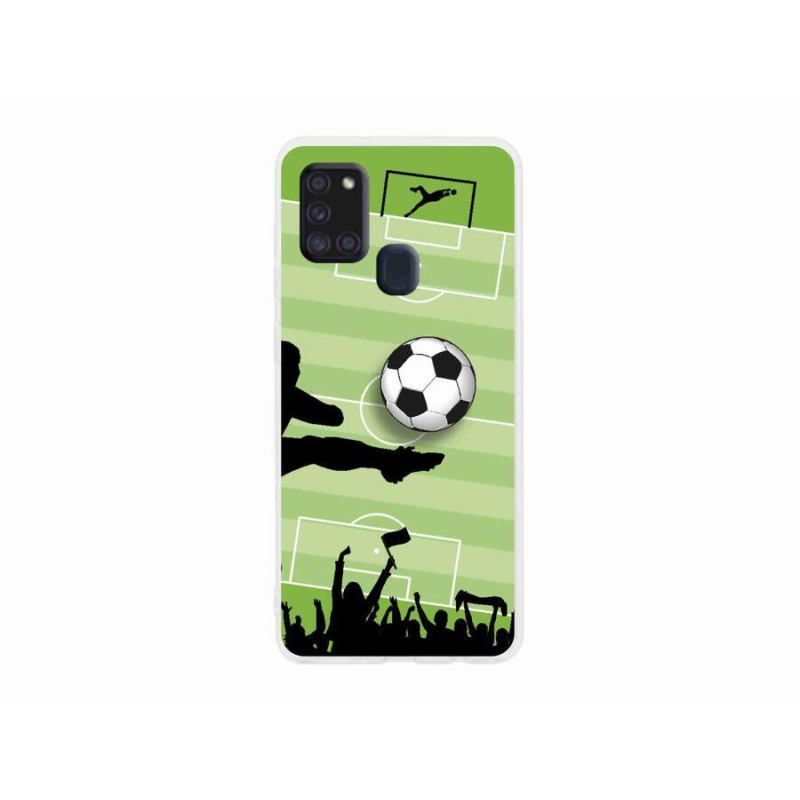 Gélový kryt mmCase na mobil Samsung Galaxy A21s - futbal 3