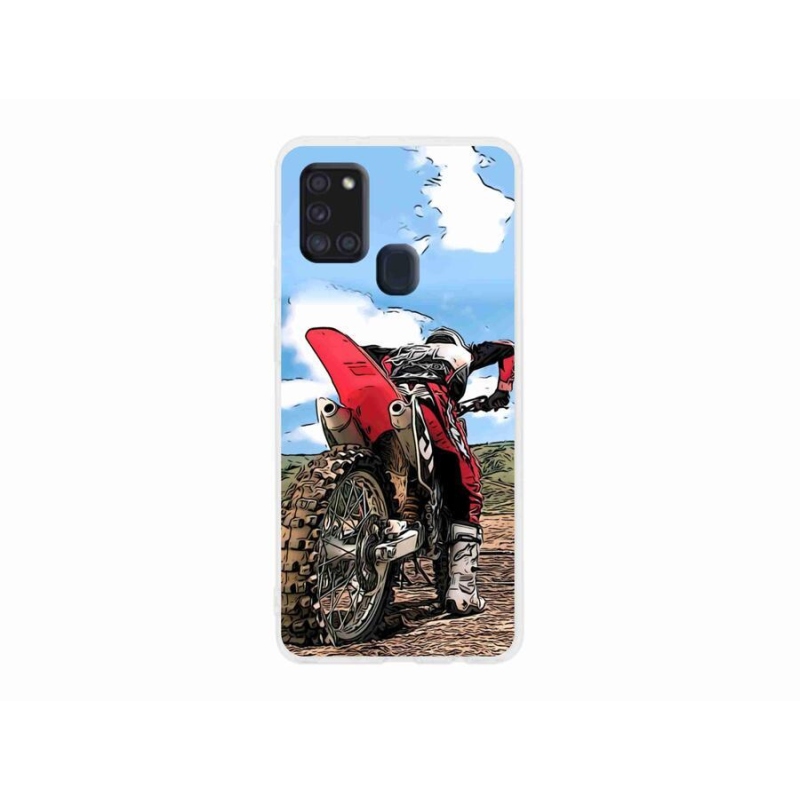 Gélový kryt mmCase na mobil Samsung Galaxy A21s - moto