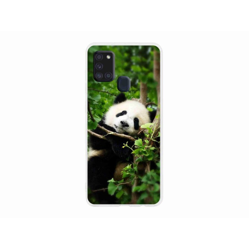 Gélový kryt mmCase na mobil Samsung Galaxy A21s - panda