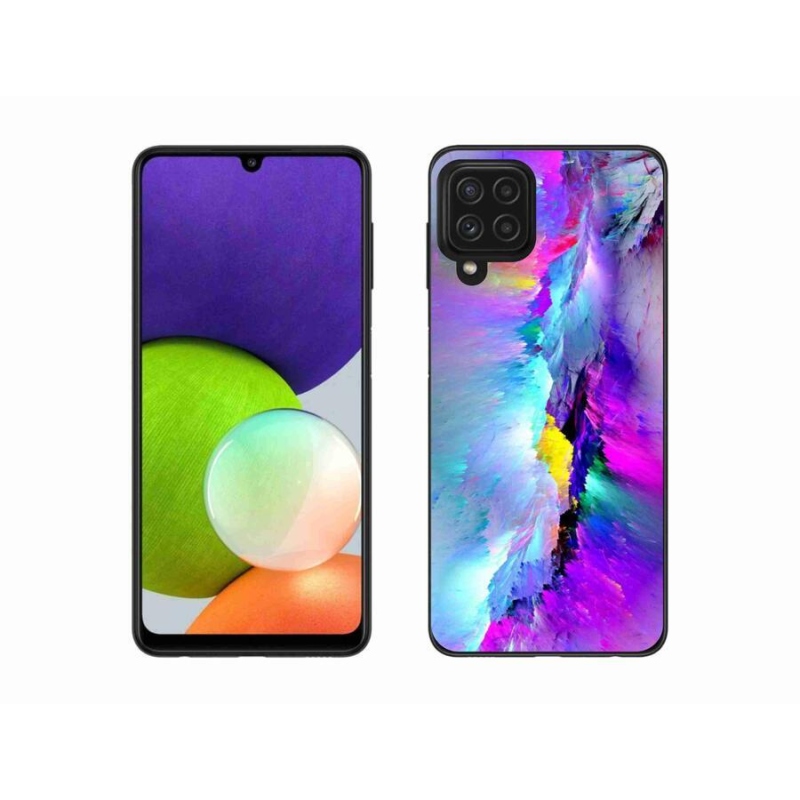 Gélový kryt mmCase na mobil Samsung Galaxy A22 4G - abstrakt