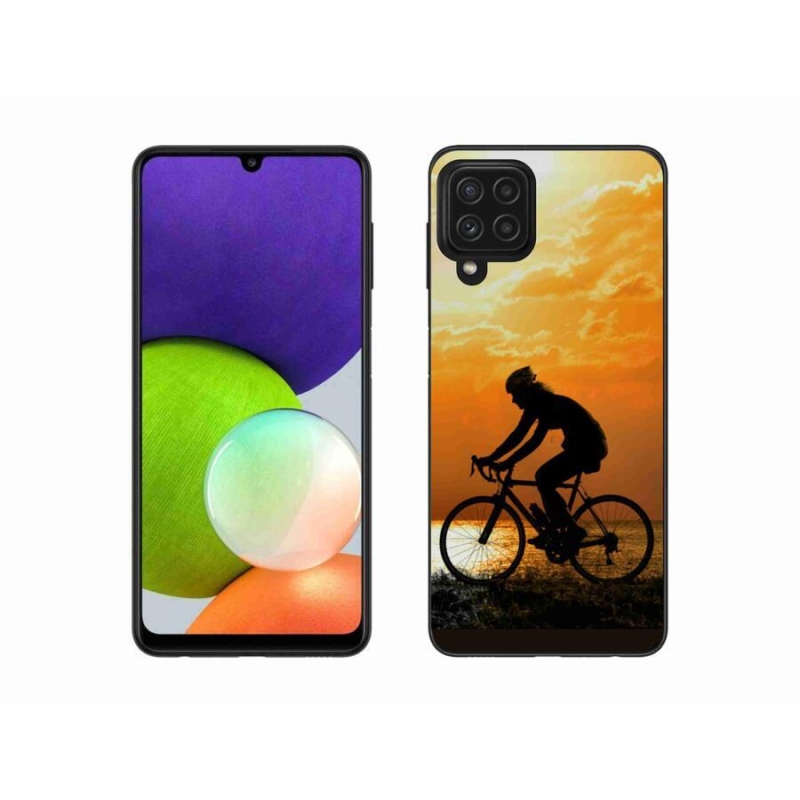 Gélový kryt mmCase na mobil Samsung Galaxy A22 4G - cyklovýlety