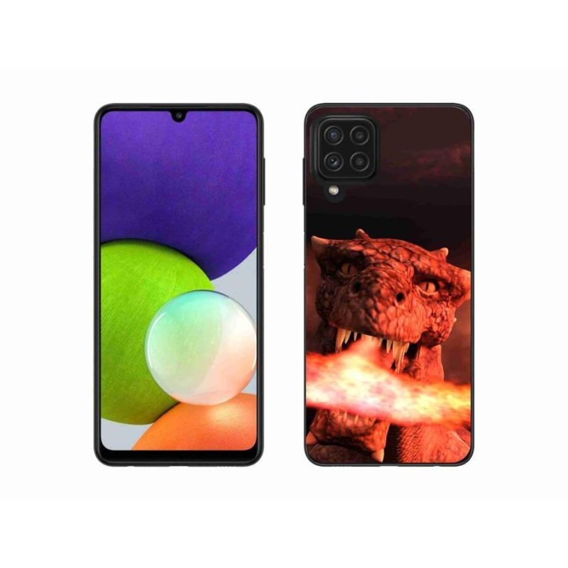 Gélový kryt mmCase na mobil Samsung Galaxy A22 4G - drak