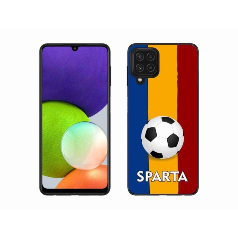 Gélový kryt mmCase na mobil Samsung Galaxy A22 4G - futbal 1