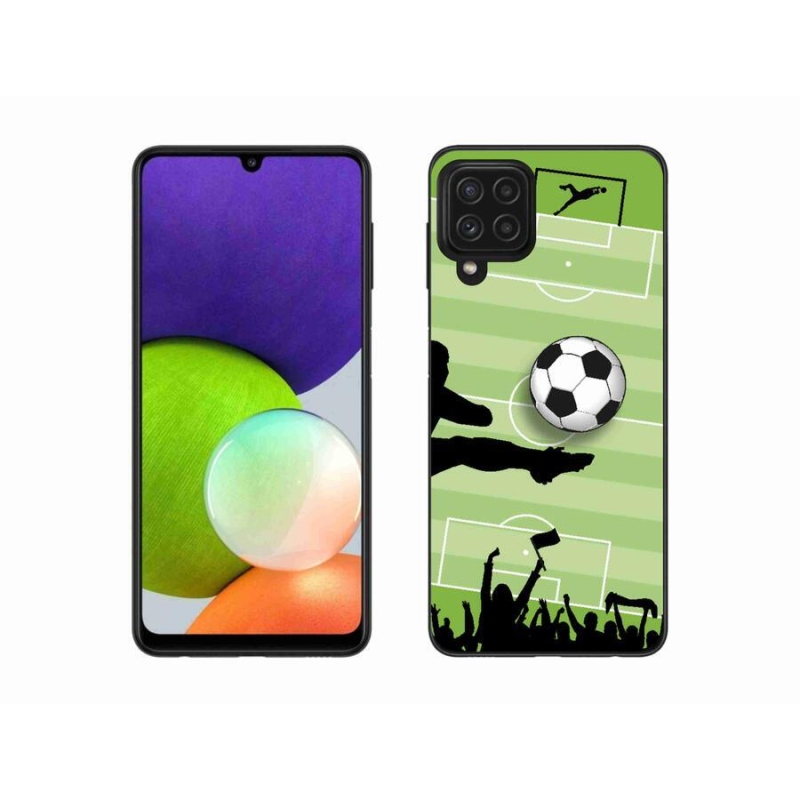 Gélový kryt mmCase na mobil Samsung Galaxy A22 4G - futbal 3