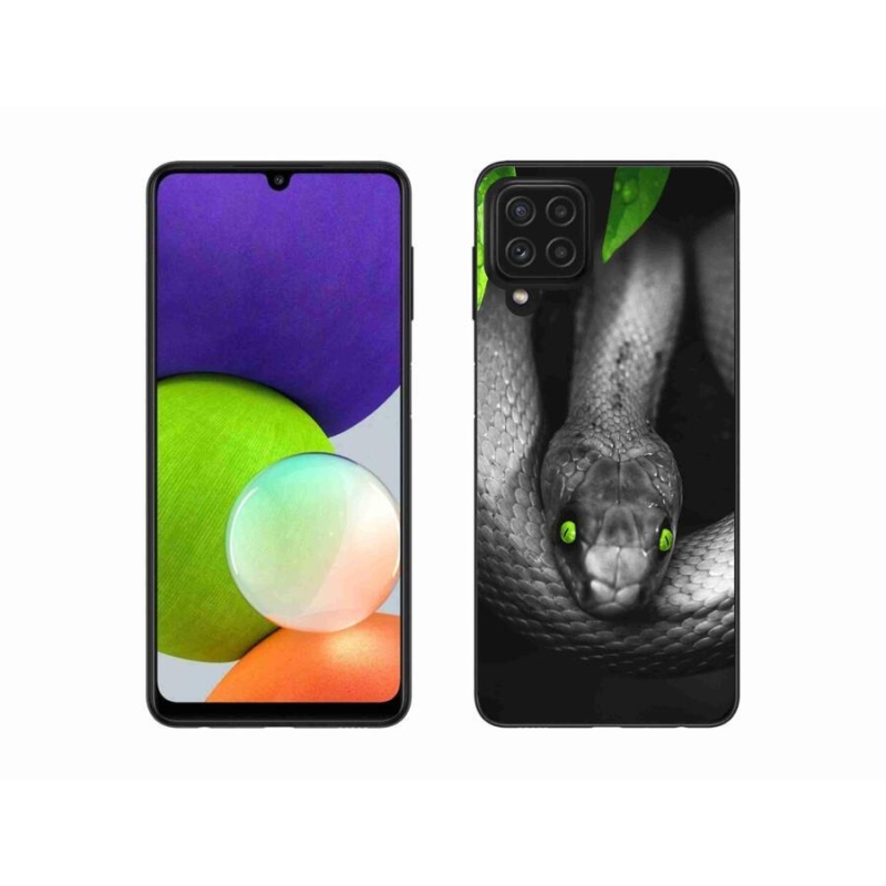 Gélový kryt mmCase na mobil Samsung Galaxy A22 4G - had