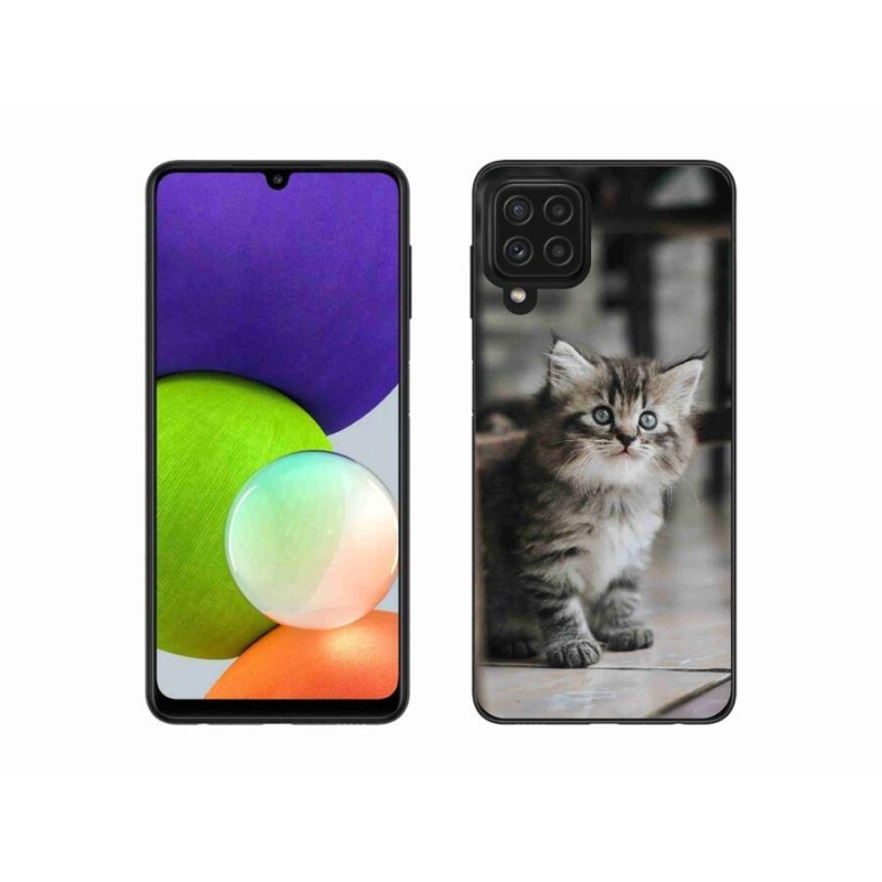 Gélový kryt mmCase na mobil Samsung Galaxy A22 4G - mačiatko