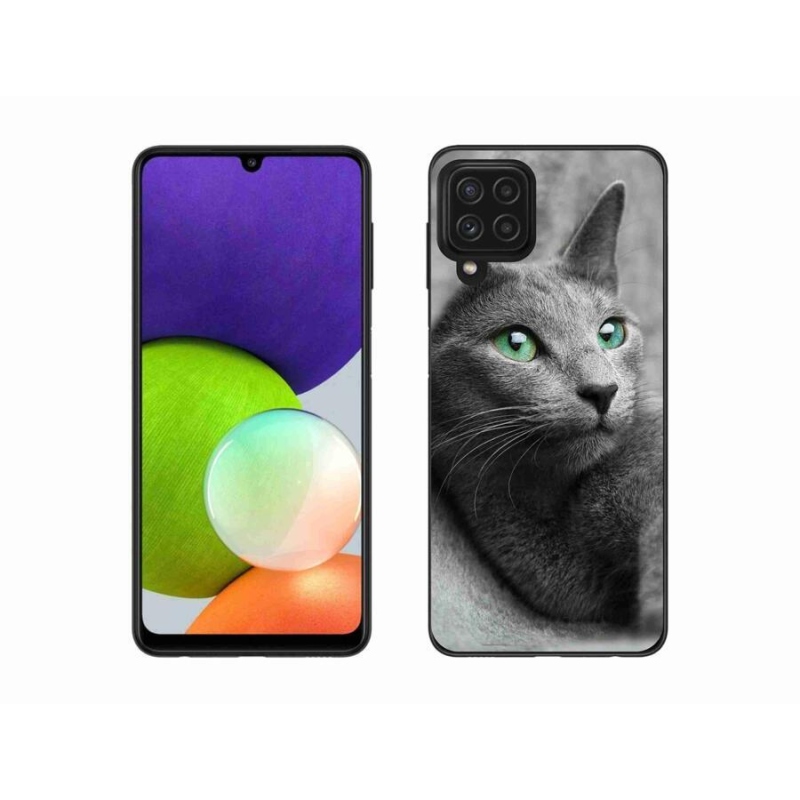 Gélový kryt mmCase na mobil Samsung Galaxy A22 4G - mačka 2