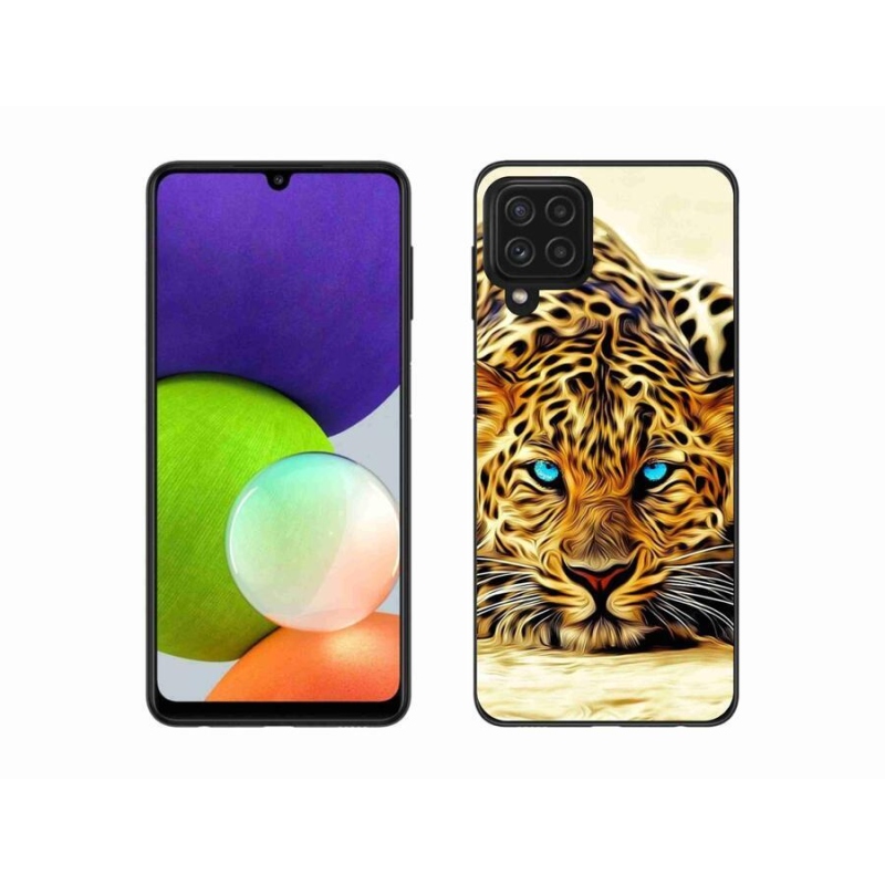 Gélový kryt mmCase na mobil Samsung Galaxy A22 4G - kreslený tiger