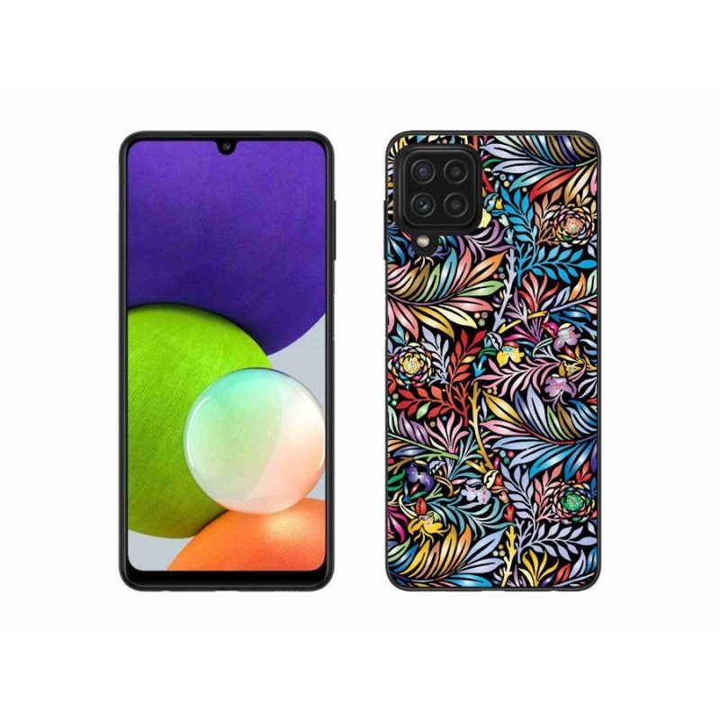 Gélový kryt mmCase na mobil Samsung Galaxy A22 4G - kvety 5