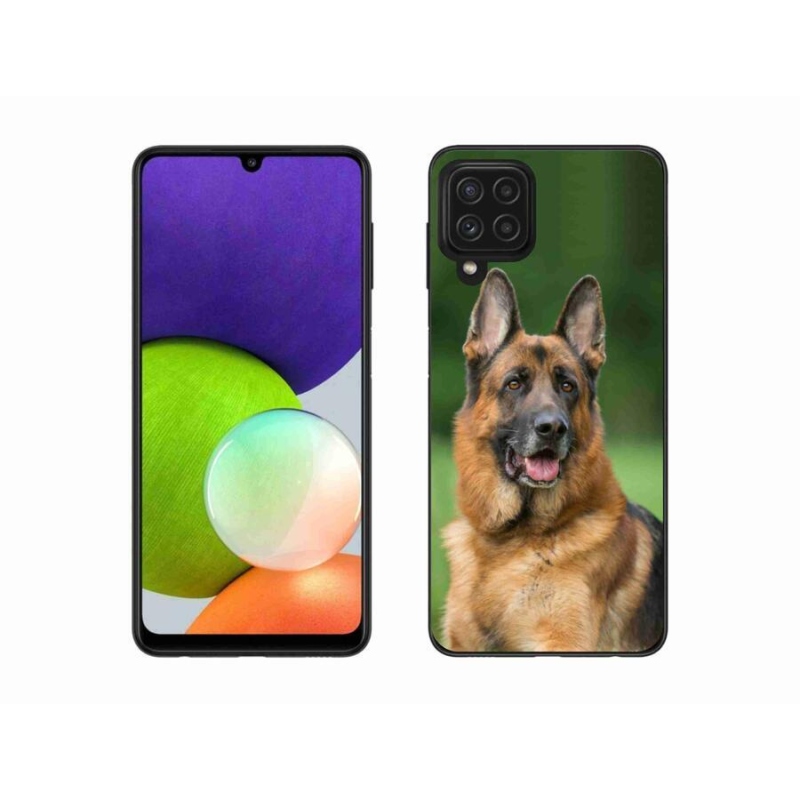 Gélový kryt mmCase na mobil Samsung Galaxy A22 4G - nemecký ovčiak