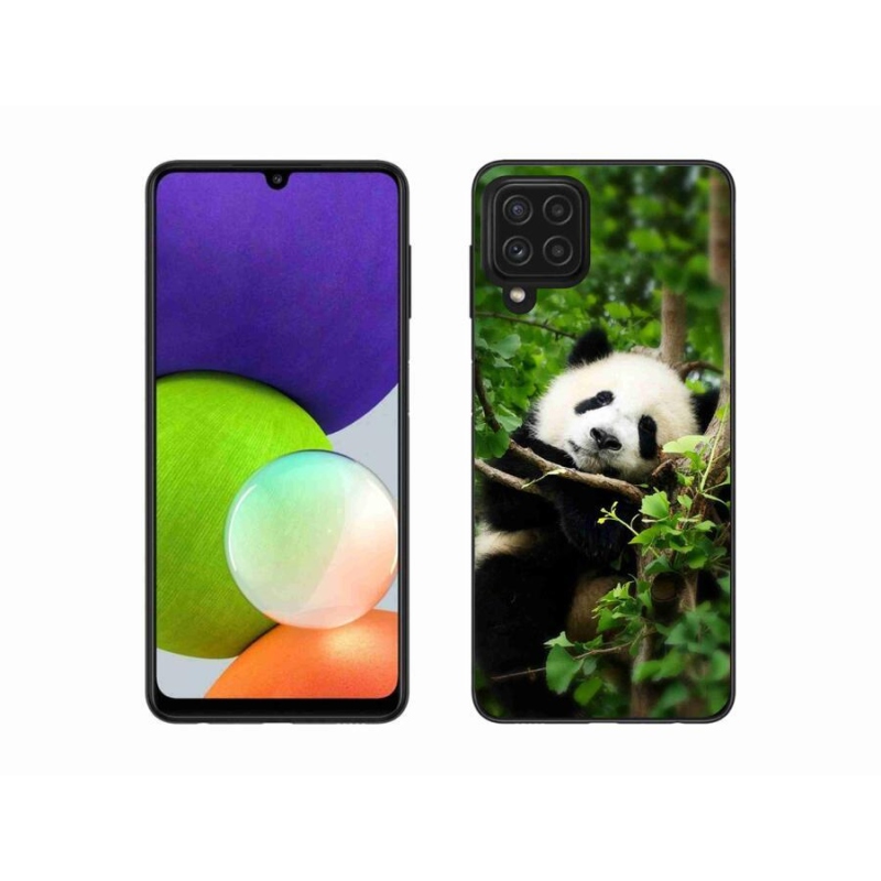 Gélový kryt mmCase na mobil Samsung Galaxy A22 4G - panda