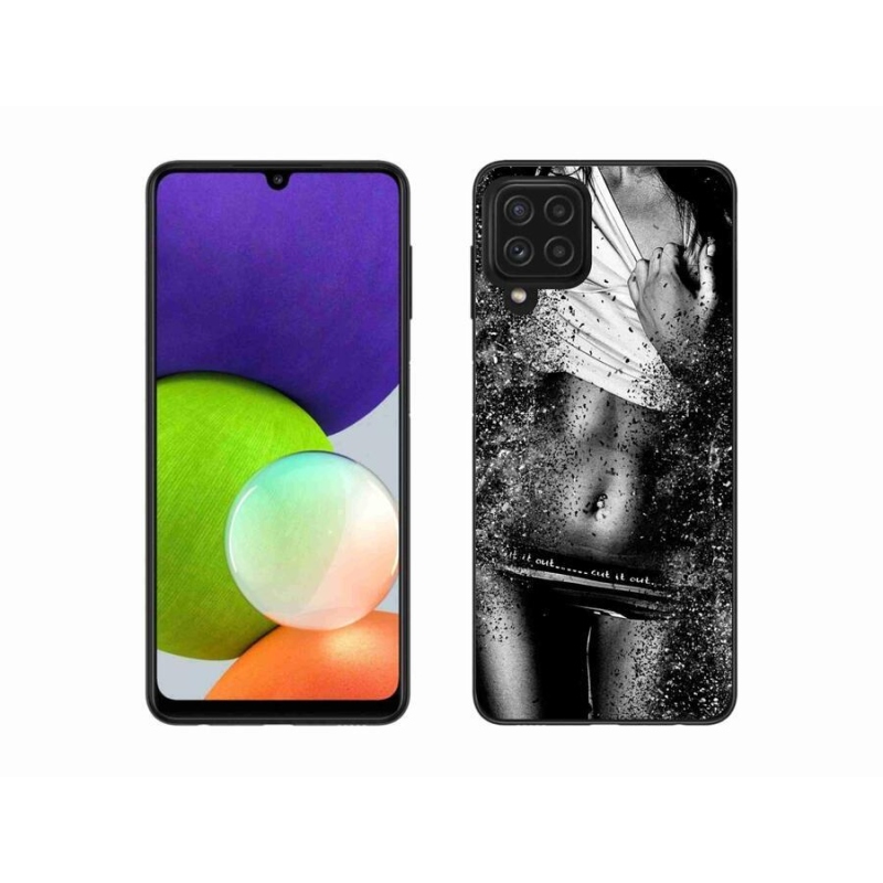 Gélový kryt mmCase na mobil Samsung Galaxy A22 4G - sexy žena 1