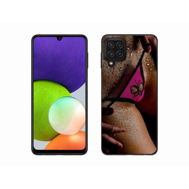 Gélový kryt mmCase na mobil Samsung Galaxy A22 4G - sexy žena