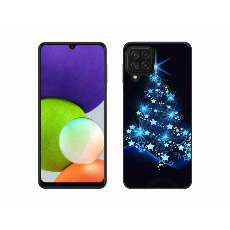 Gélový kryt mmCase na mobil Samsung Galaxy A22 4G - vianočný stromček