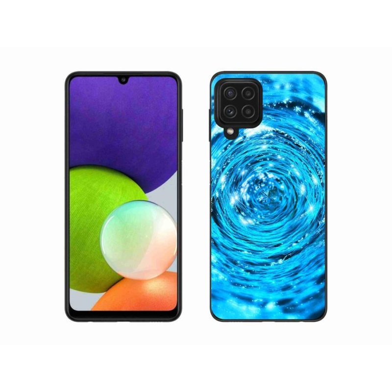 Gélový kryt mmCase na mobil Samsung Galaxy A22 4G - vodný vír