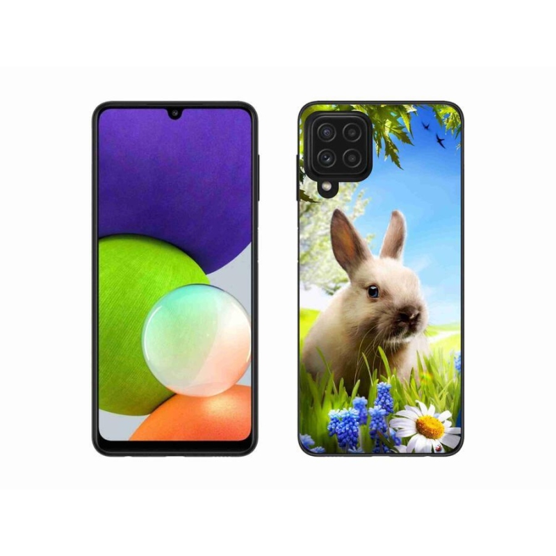 Gélový kryt mmCase na mobil Samsung Galaxy A22 4G - zajačik