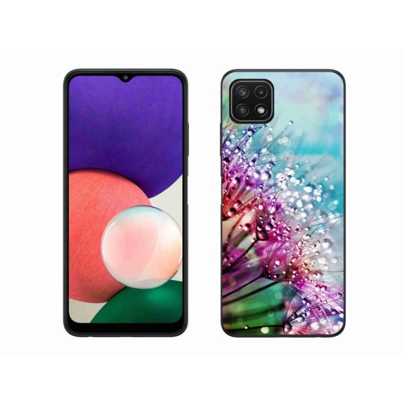 Gélový kryt mmCase na mobil Samsung Galaxy A22 5G - farebné kvety