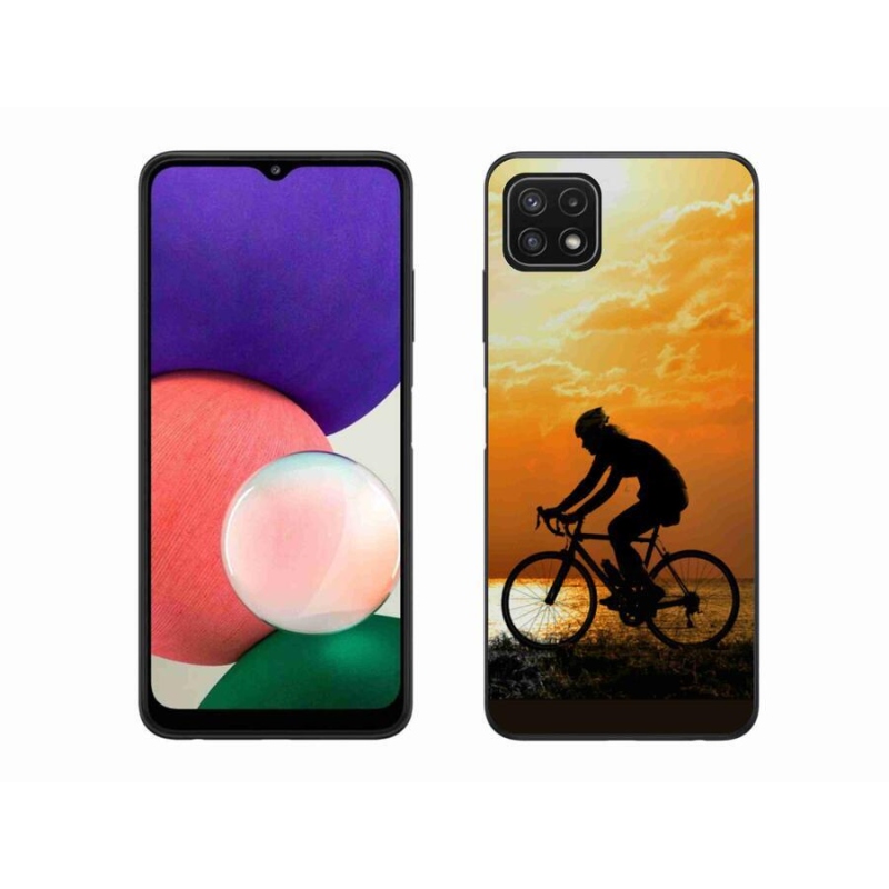 Gélový kryt mmCase na mobil Samsung Galaxy A22 5G - cyklovýlety