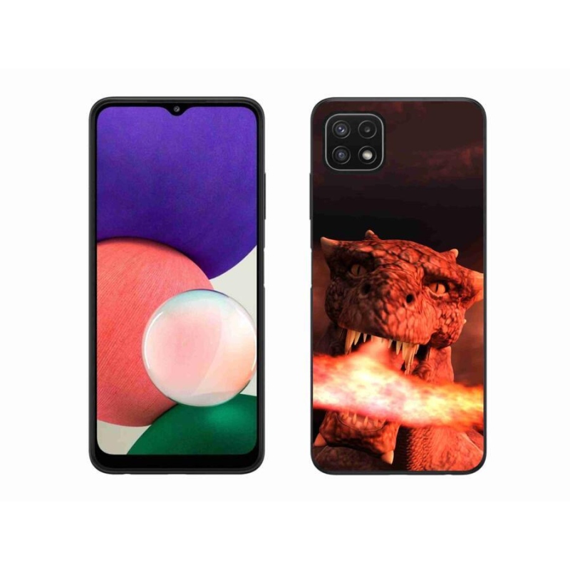 Gélový kryt mmCase na mobil Samsung Galaxy A22 5G - drak