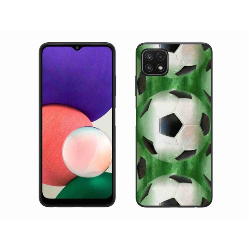 Gélový kryt mmCase na mobil Samsung Galaxy A22 5G - futbalová lopta