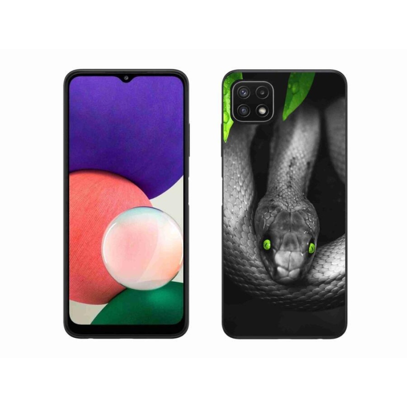 Gélový kryt mmCase na mobil Samsung Galaxy A22 5G - had