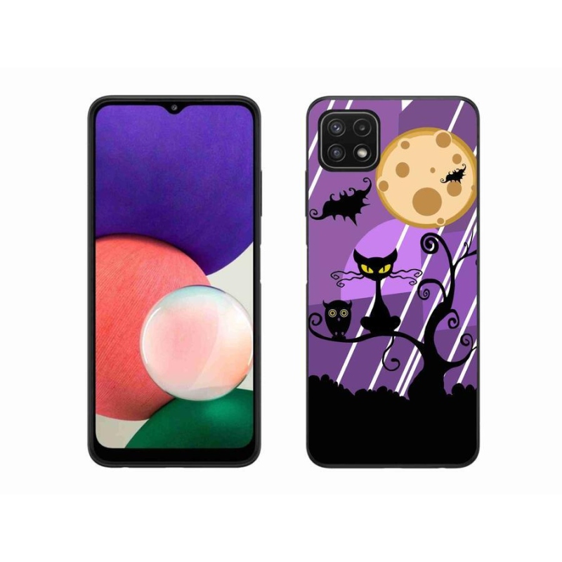 Gélový kryt mmCase na mobil Samsung Galaxy A22 5G - halloween