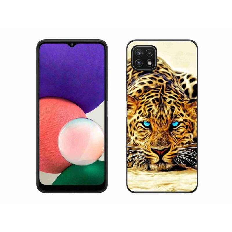 Gélový kryt mmCase na mobil Samsung Galaxy A22 5G - kreslený tiger