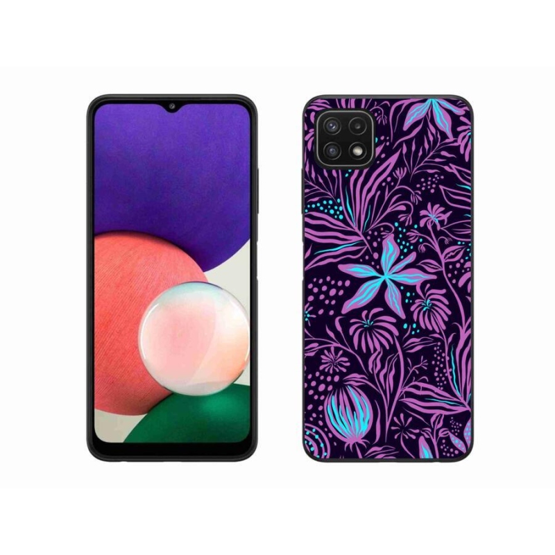 Gélový kryt mmCase na mobil Samsung Galaxy A22 5G - kvety 2